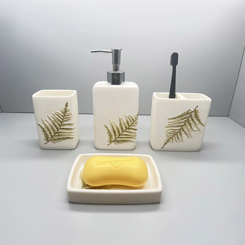 Leaf icon resin bathroom set accessories-01 (1)